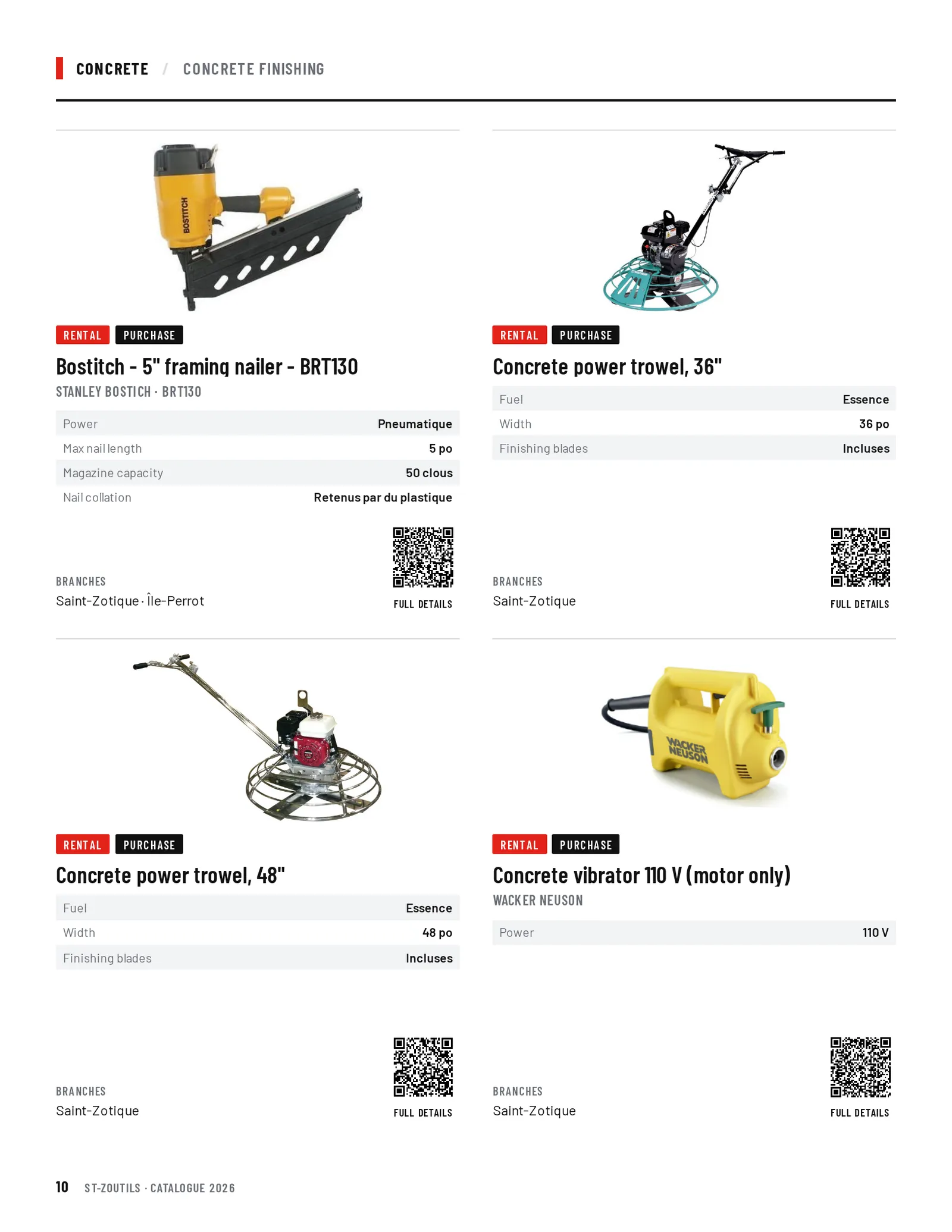 Concrete: 4 tools