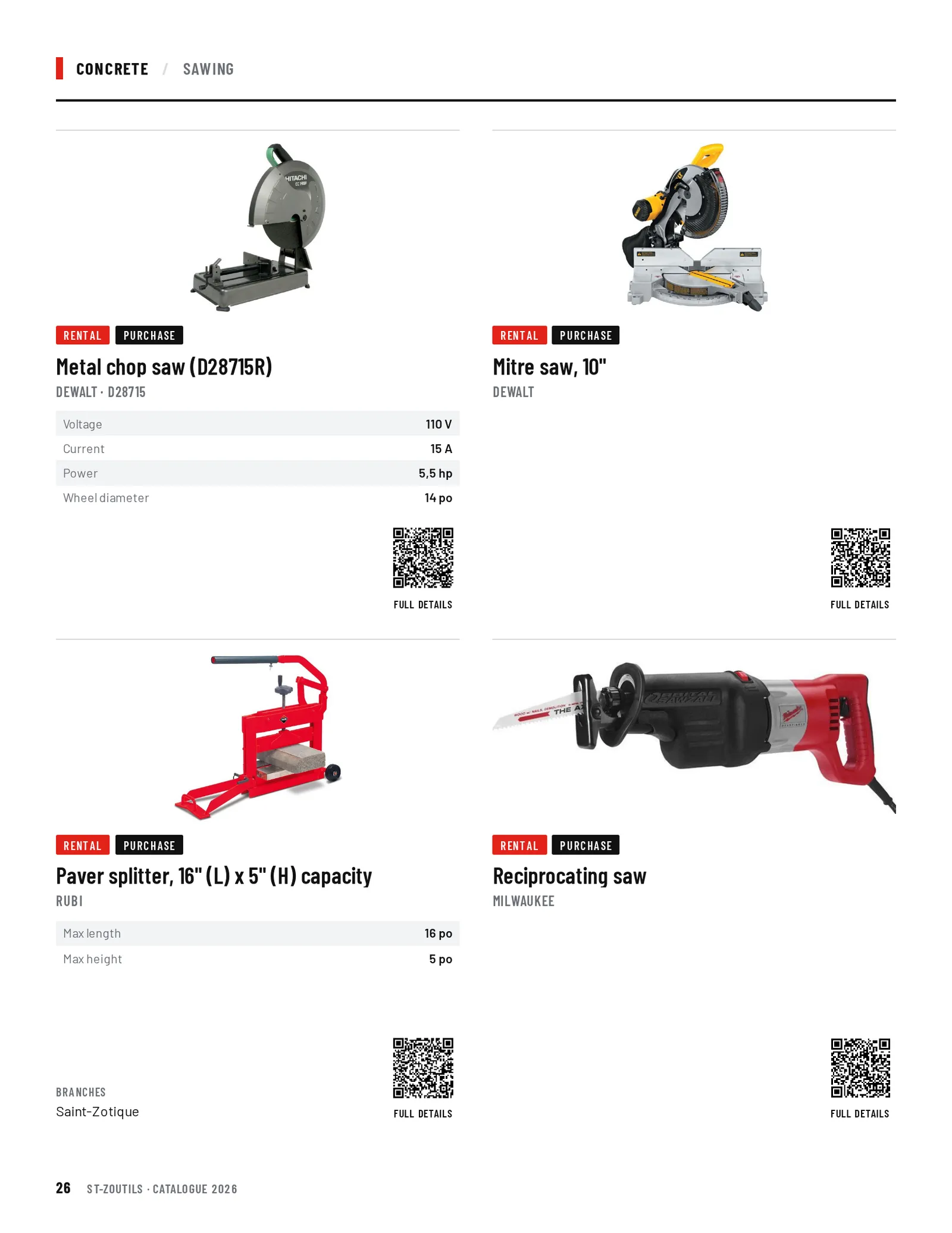 Concrete: 4 tools