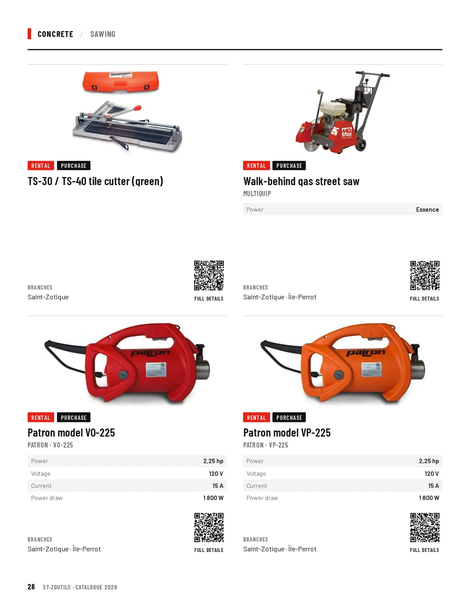 Concrete: 4 tools