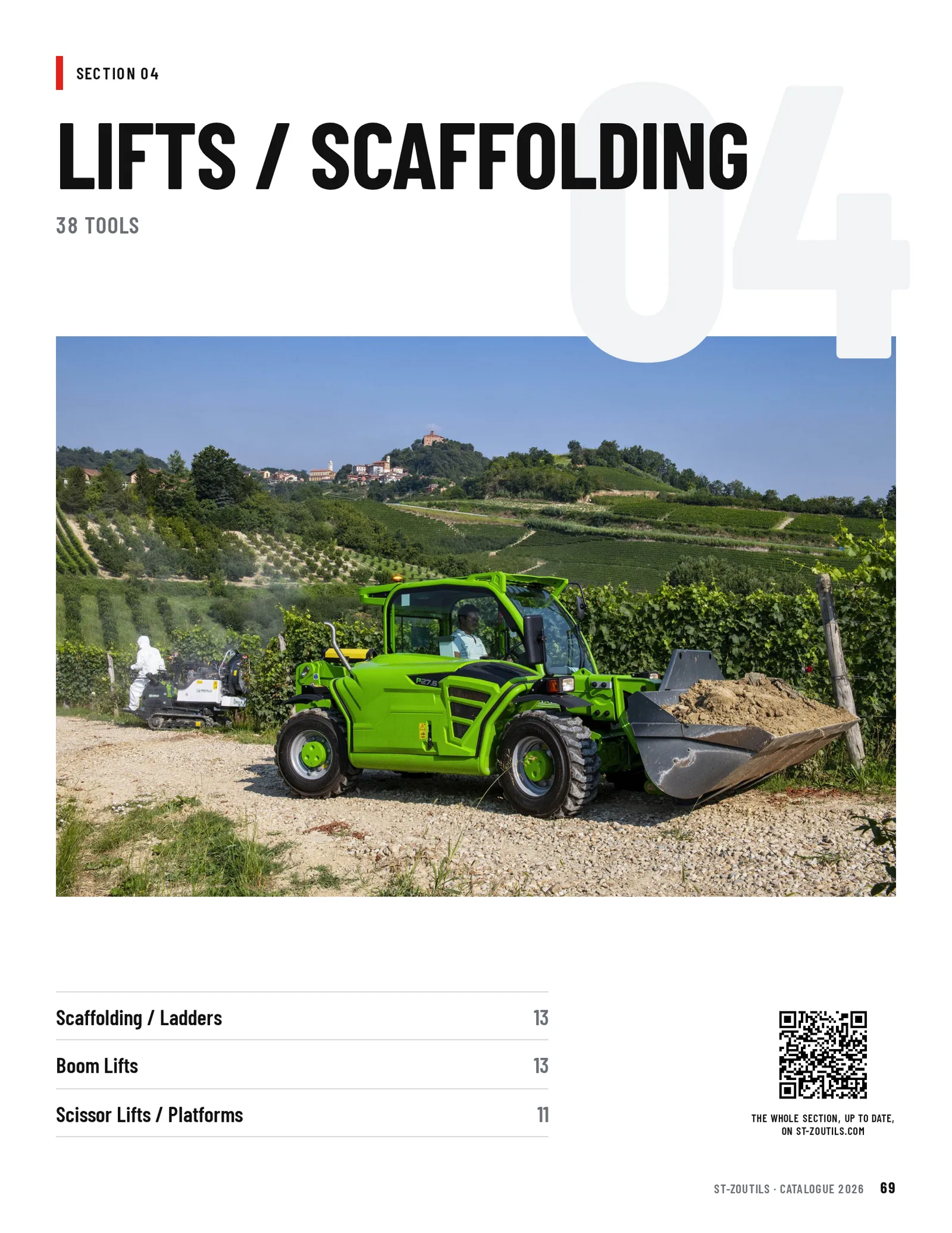 Opening of the Lifts / Scaffolding section
