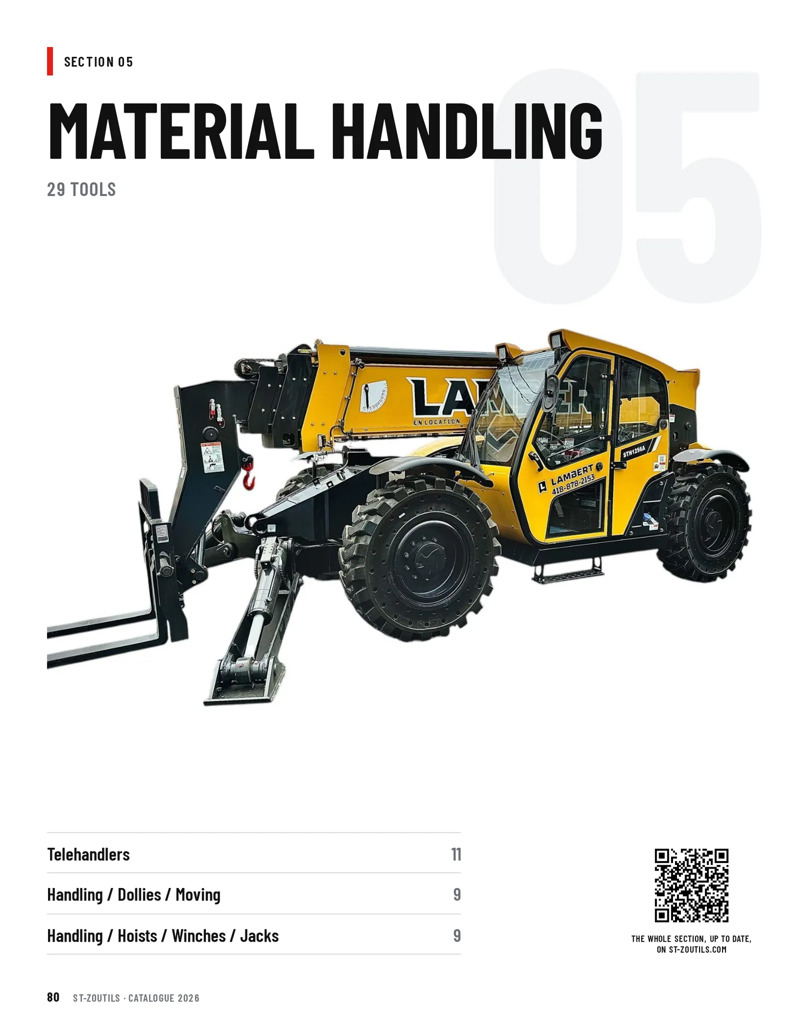 Opening of the Material Handling section