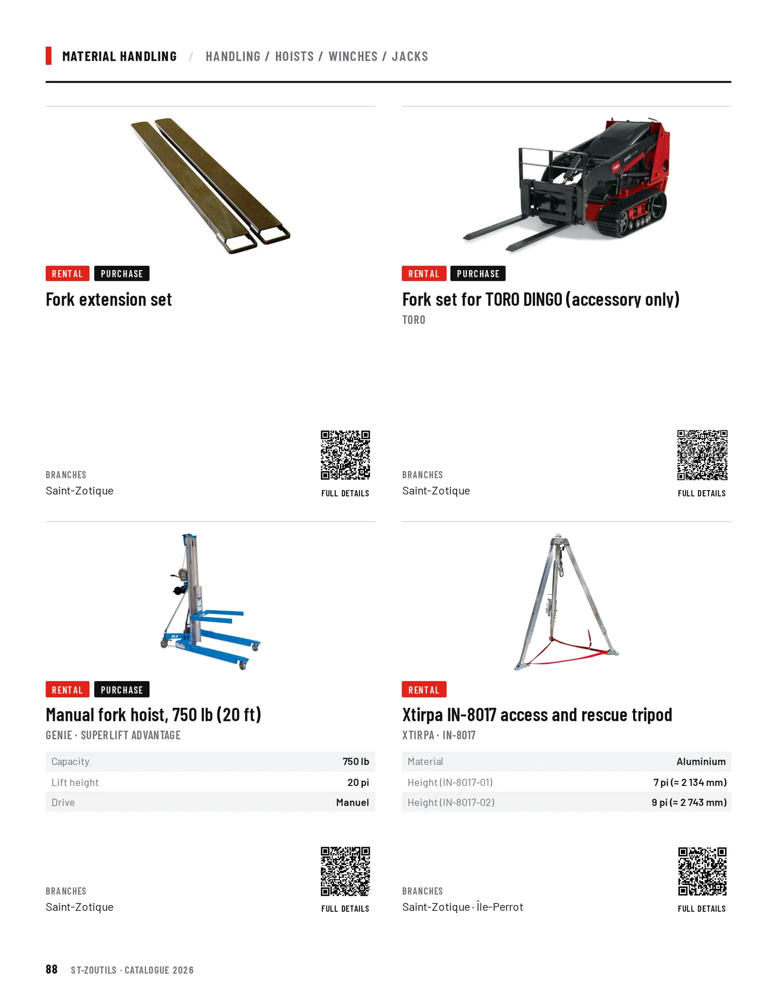 Material Handling: 4 tools