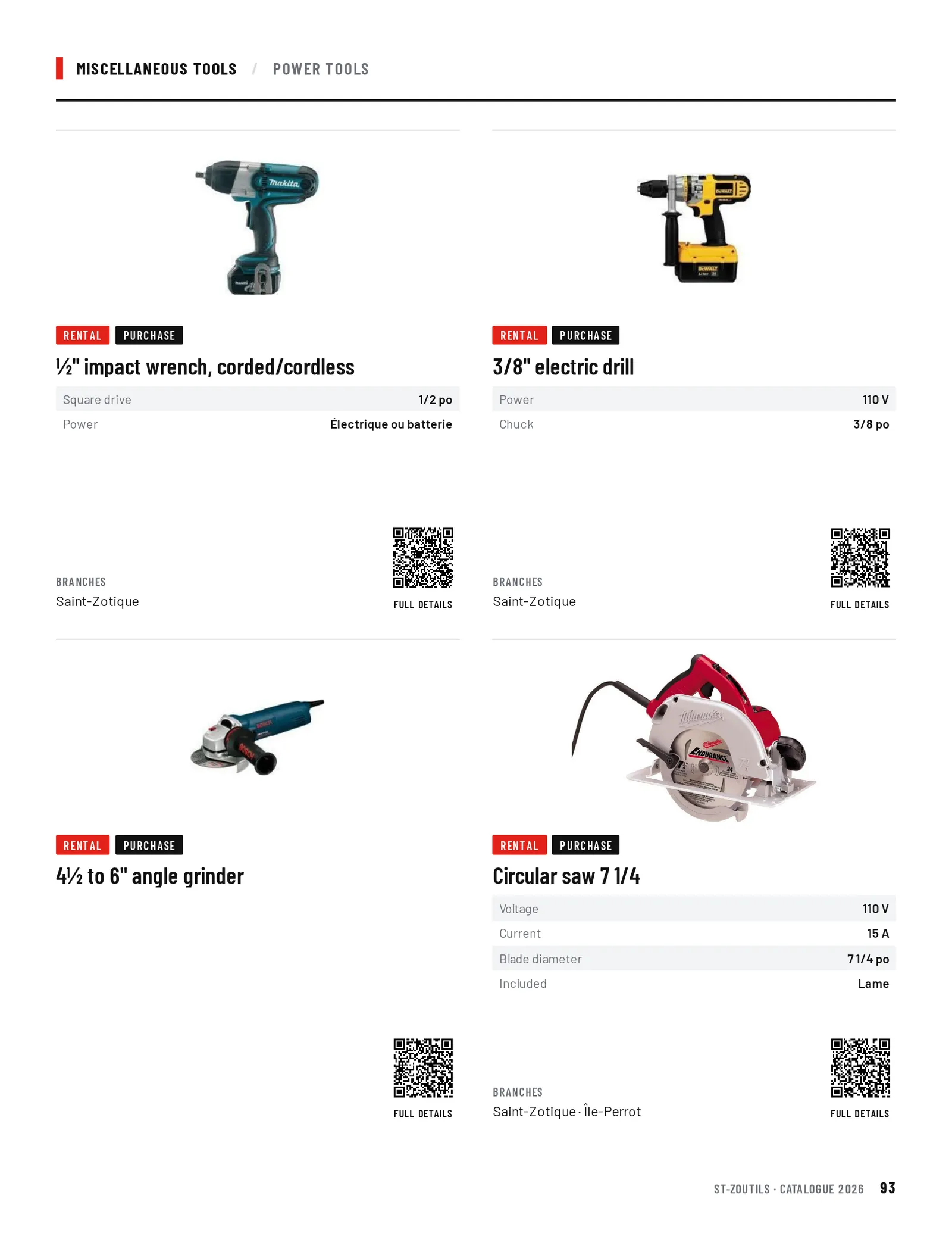 Miscellaneous Tools: 4 tools
