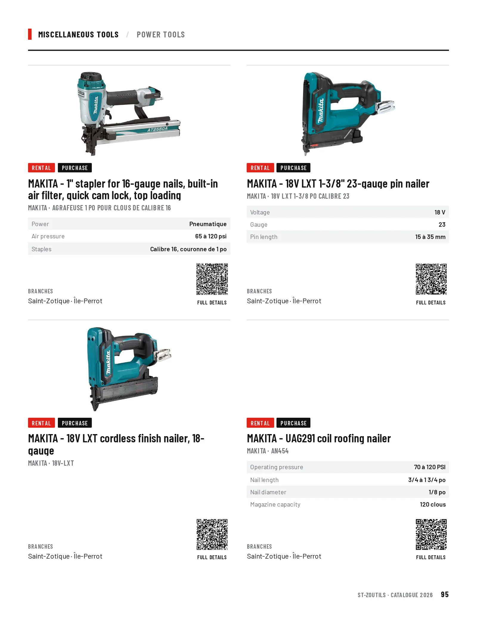 Miscellaneous Tools: 4 tools
