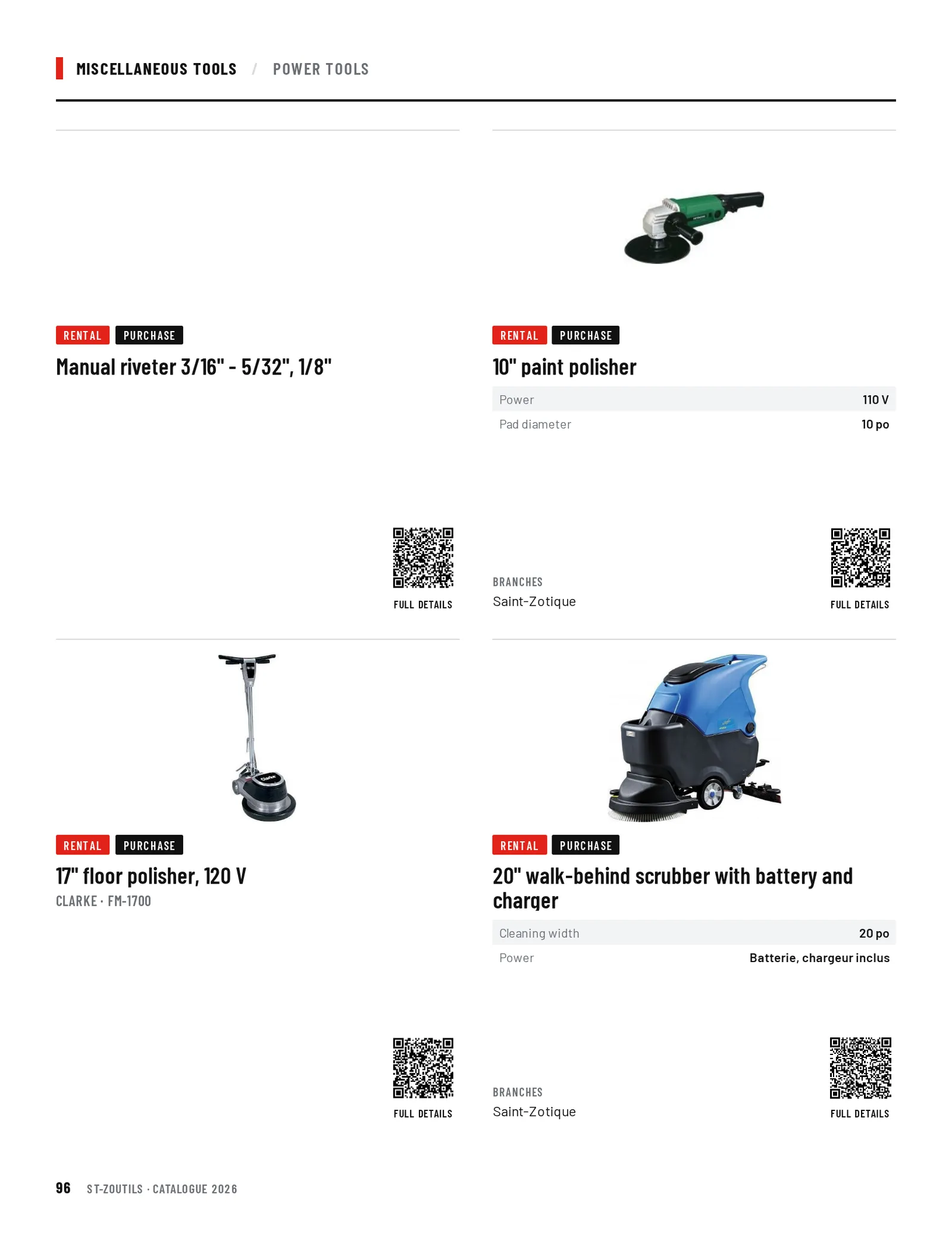 Miscellaneous Tools: 4 tools