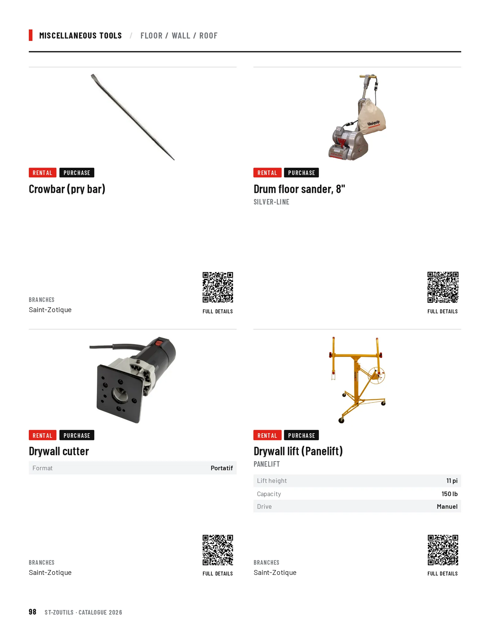 Miscellaneous Tools: 4 tools