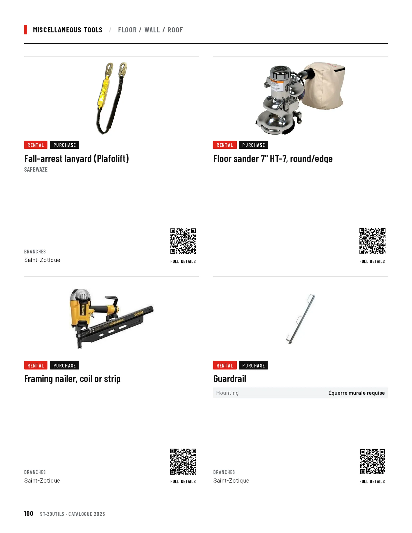 Miscellaneous Tools: 4 tools