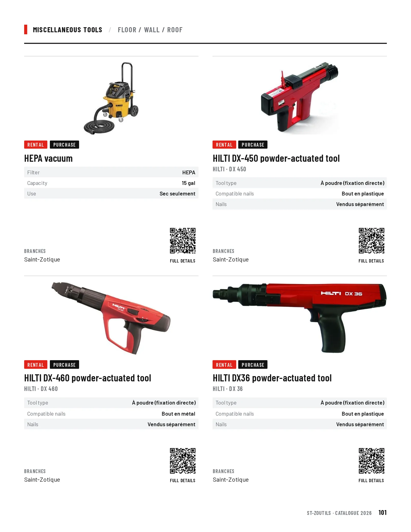 Miscellaneous Tools: 4 tools