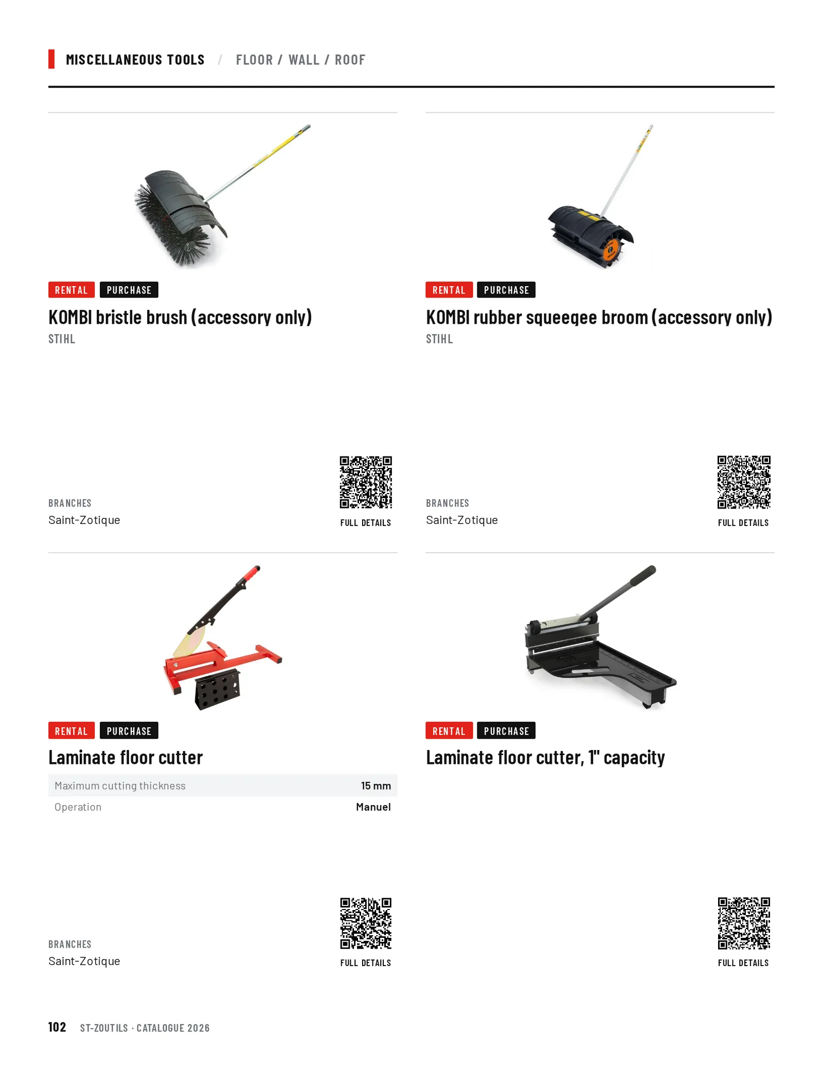 Miscellaneous Tools: 4 tools