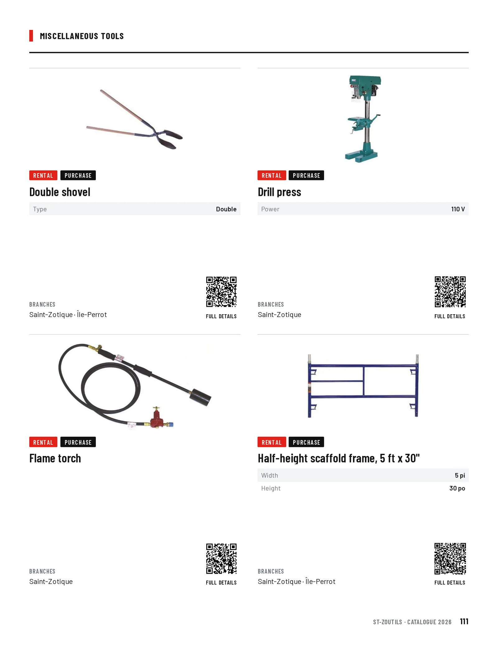 Miscellaneous Tools: 4 tools
