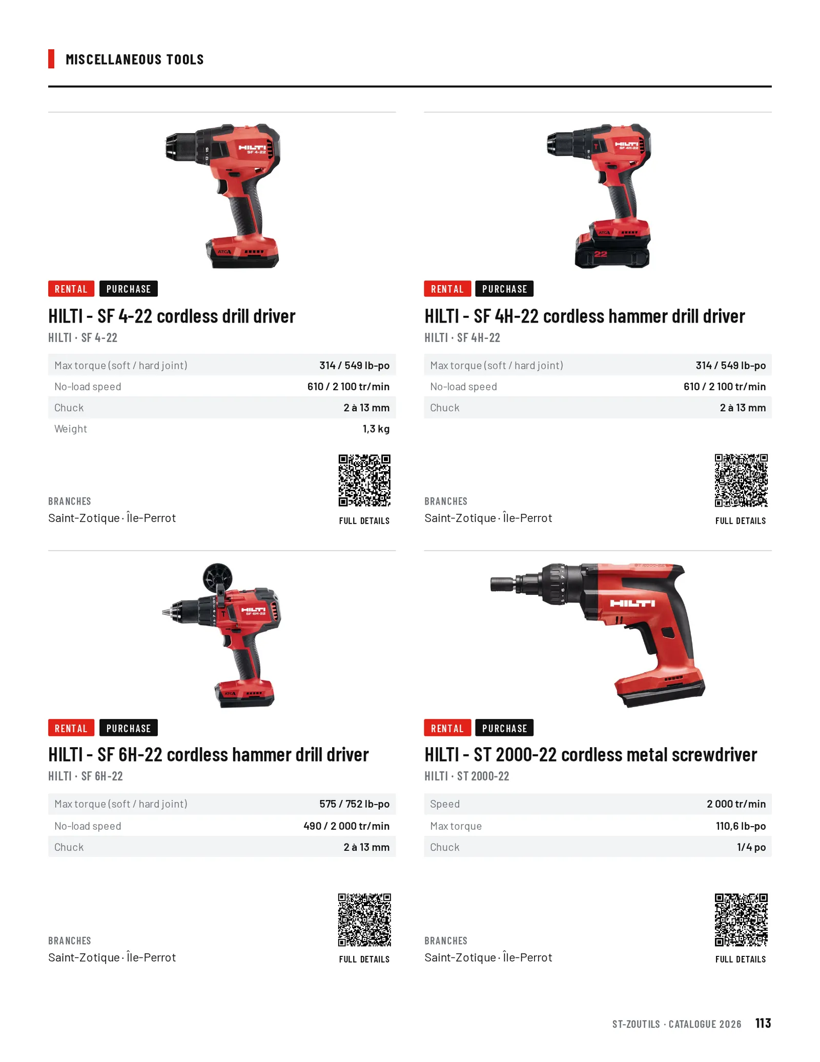 Miscellaneous Tools: 4 tools