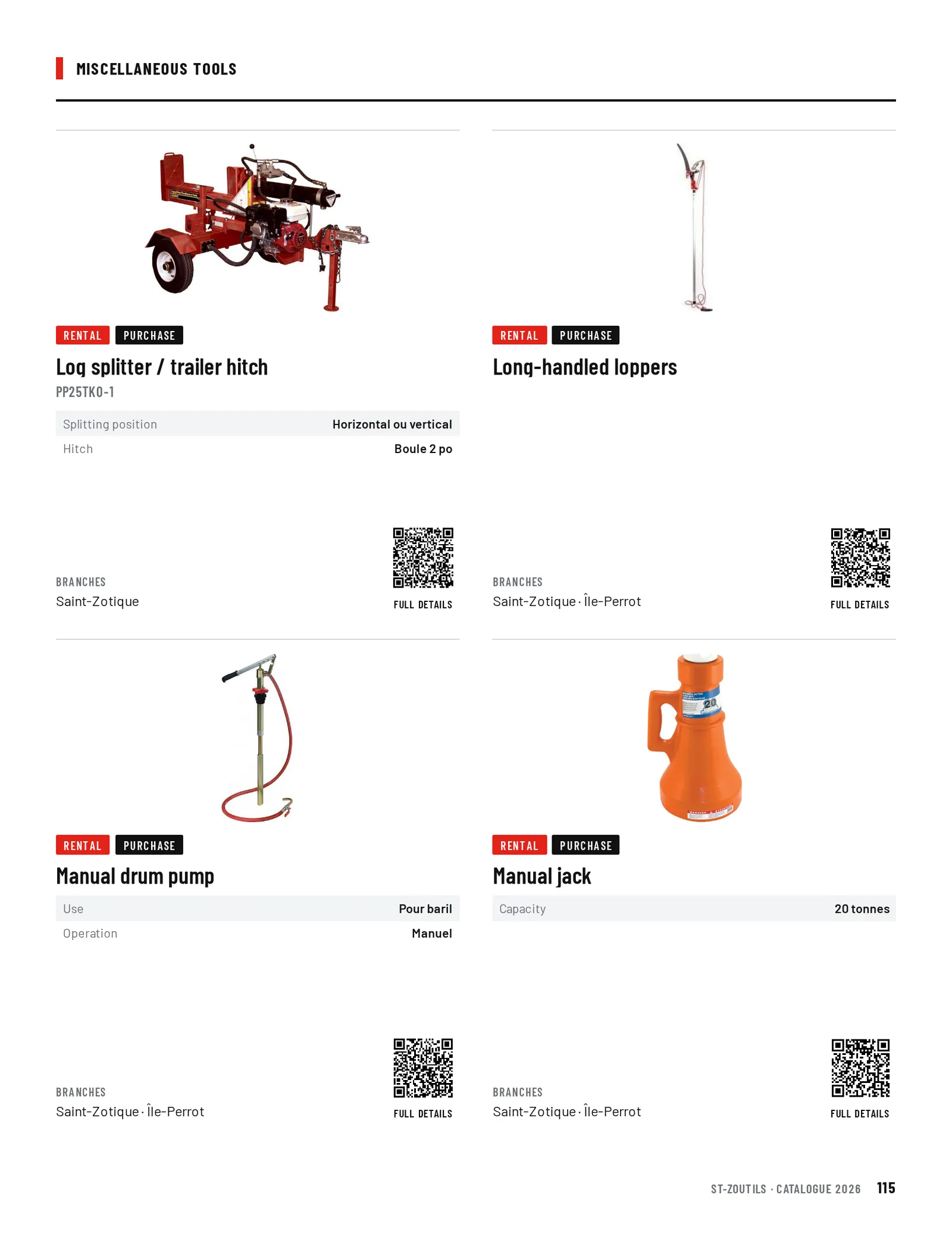 Miscellaneous Tools: 4 tools