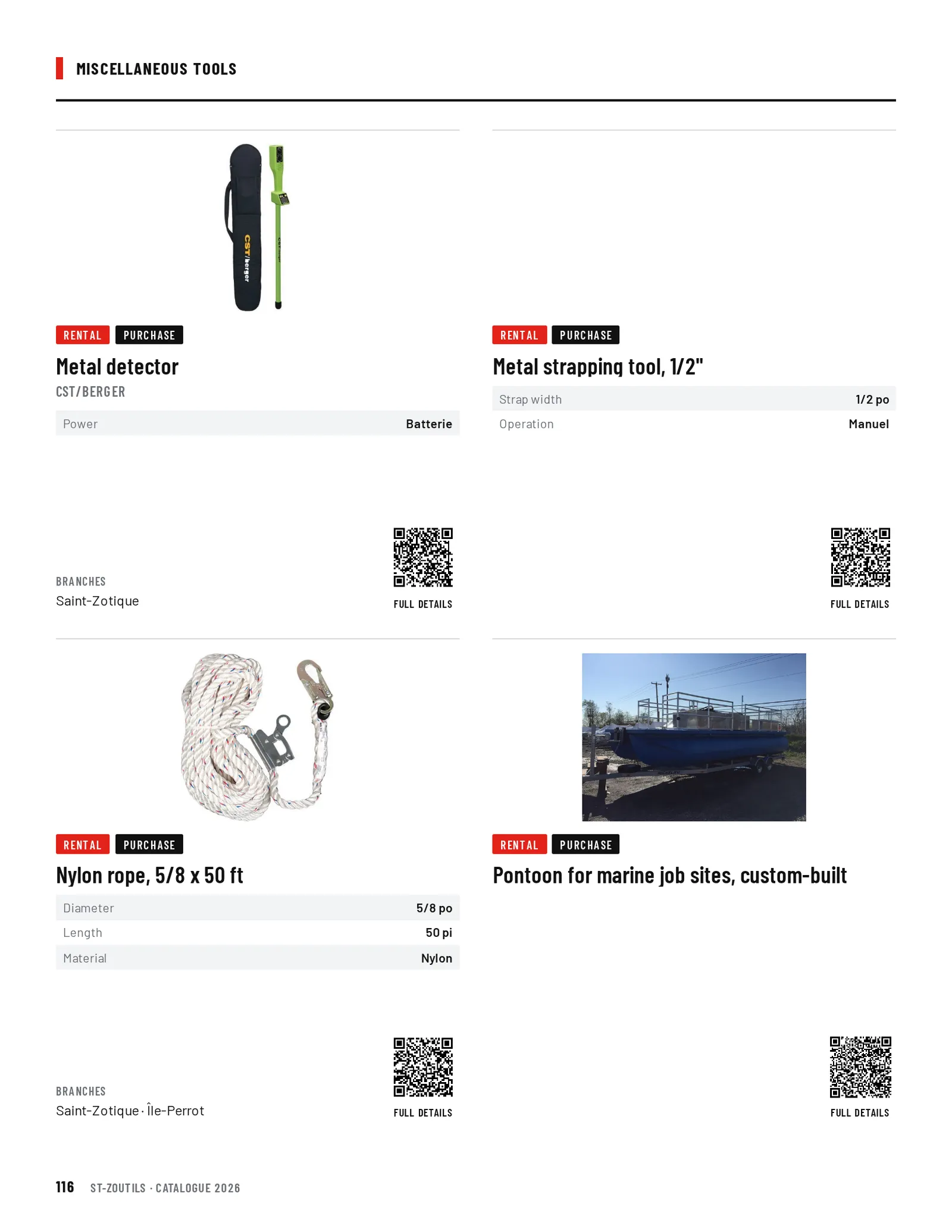 Miscellaneous Tools: 4 tools