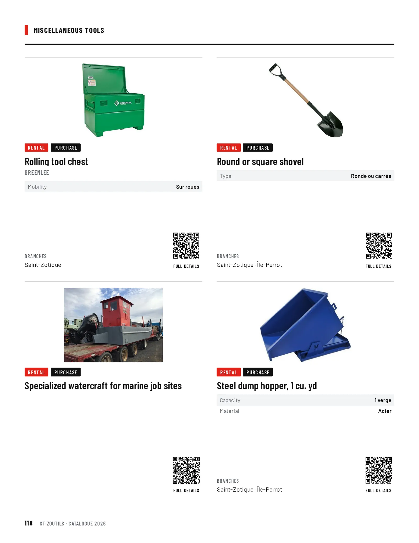 Miscellaneous Tools: 4 tools