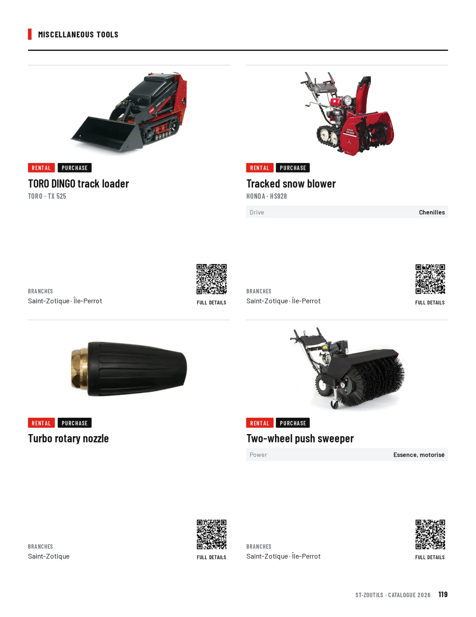 Miscellaneous Tools: 4 tools