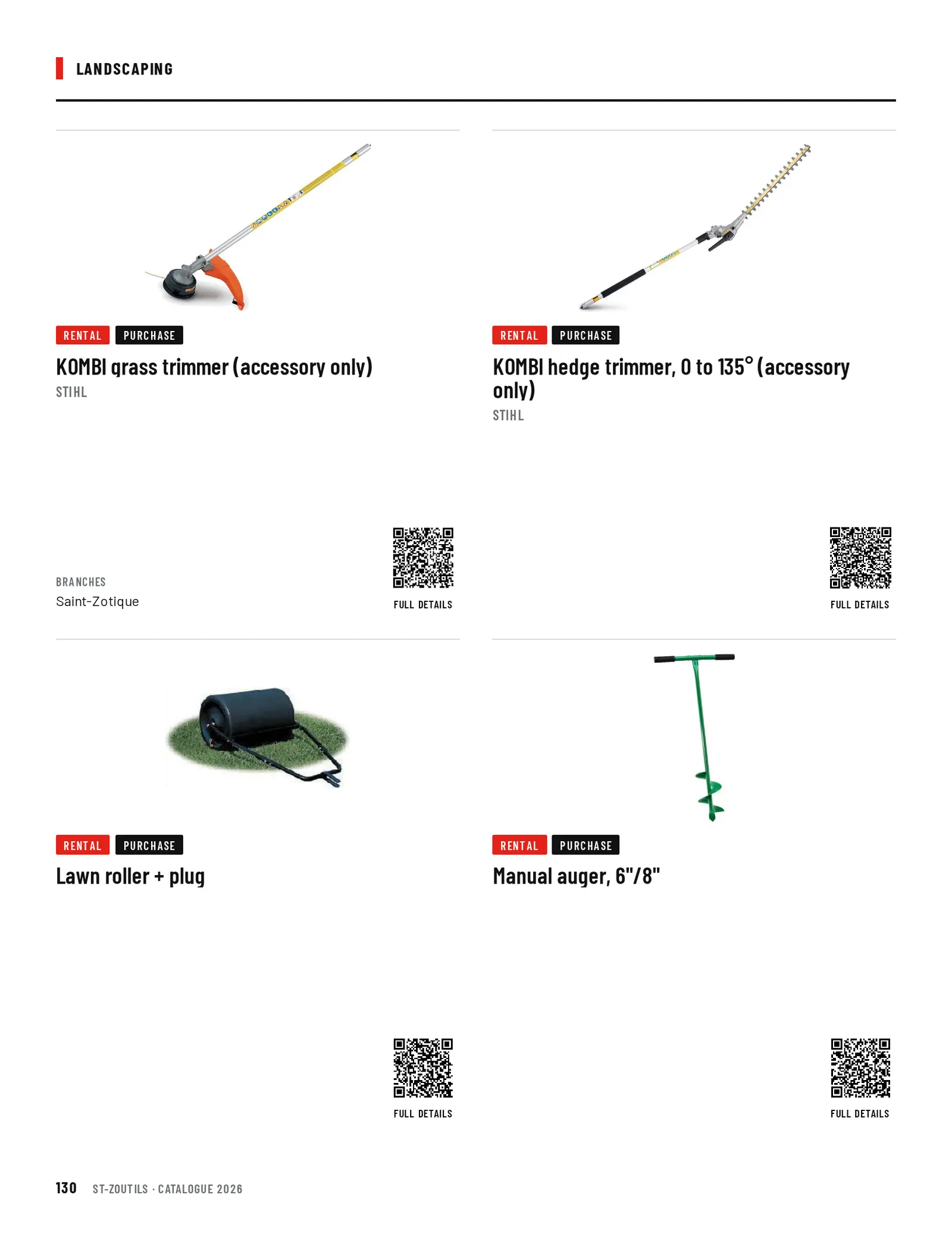 Landscaping: 4 tools