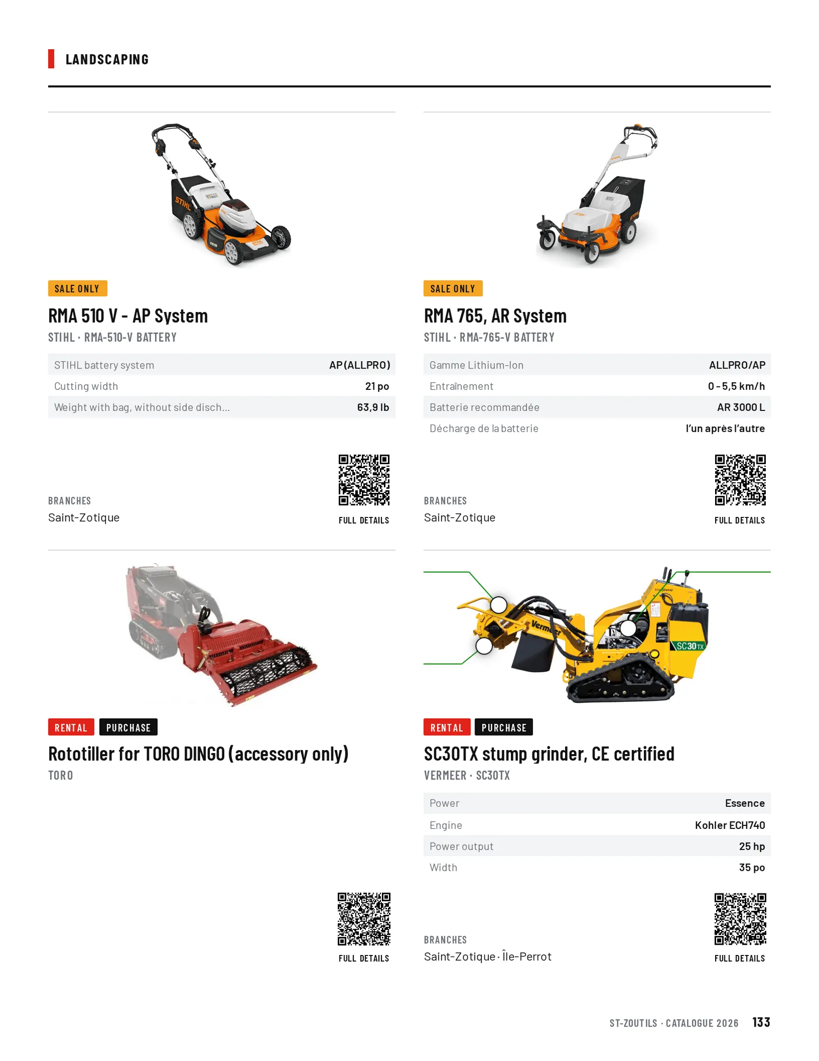 Landscaping: 4 tools
