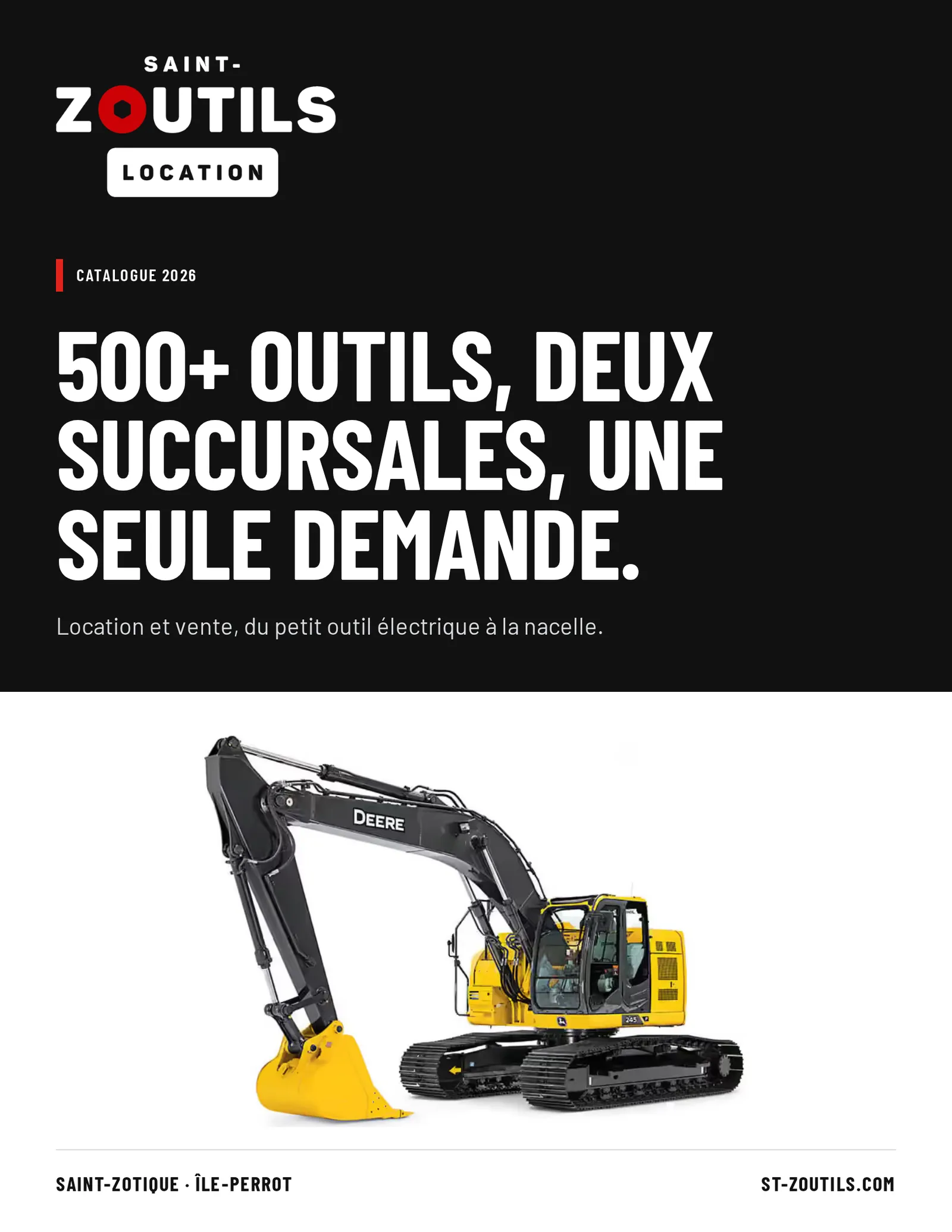 Couverture du catalogue 2026