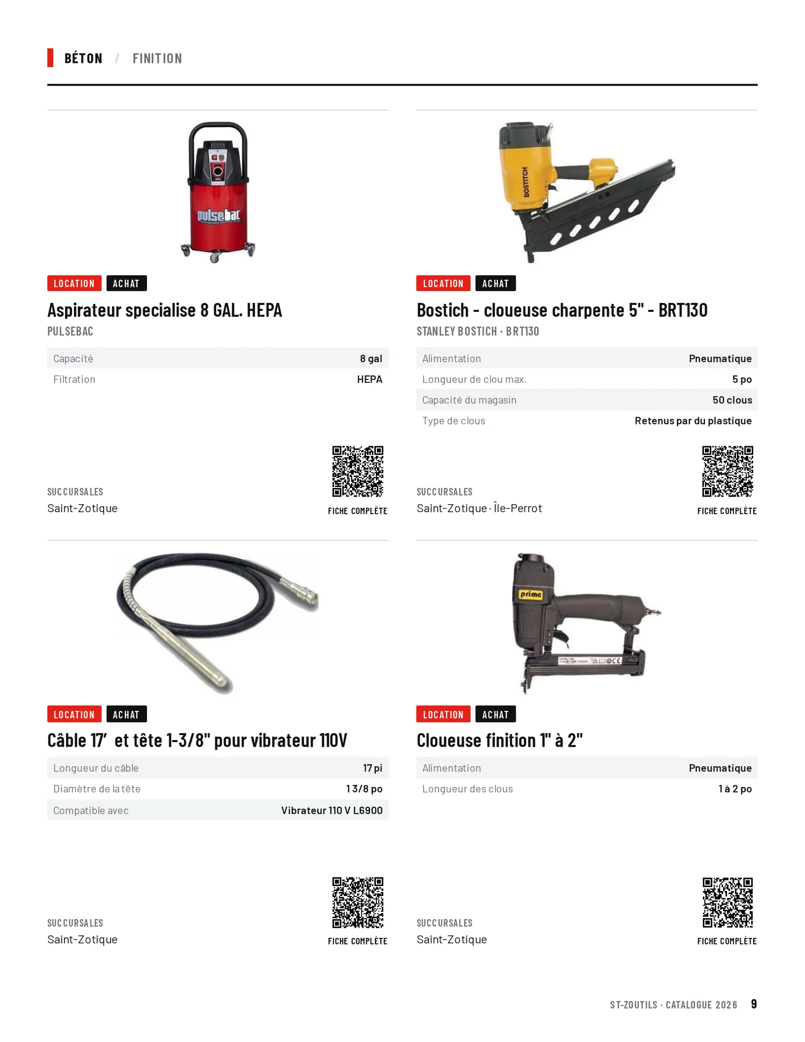 Béton : 4 outils
