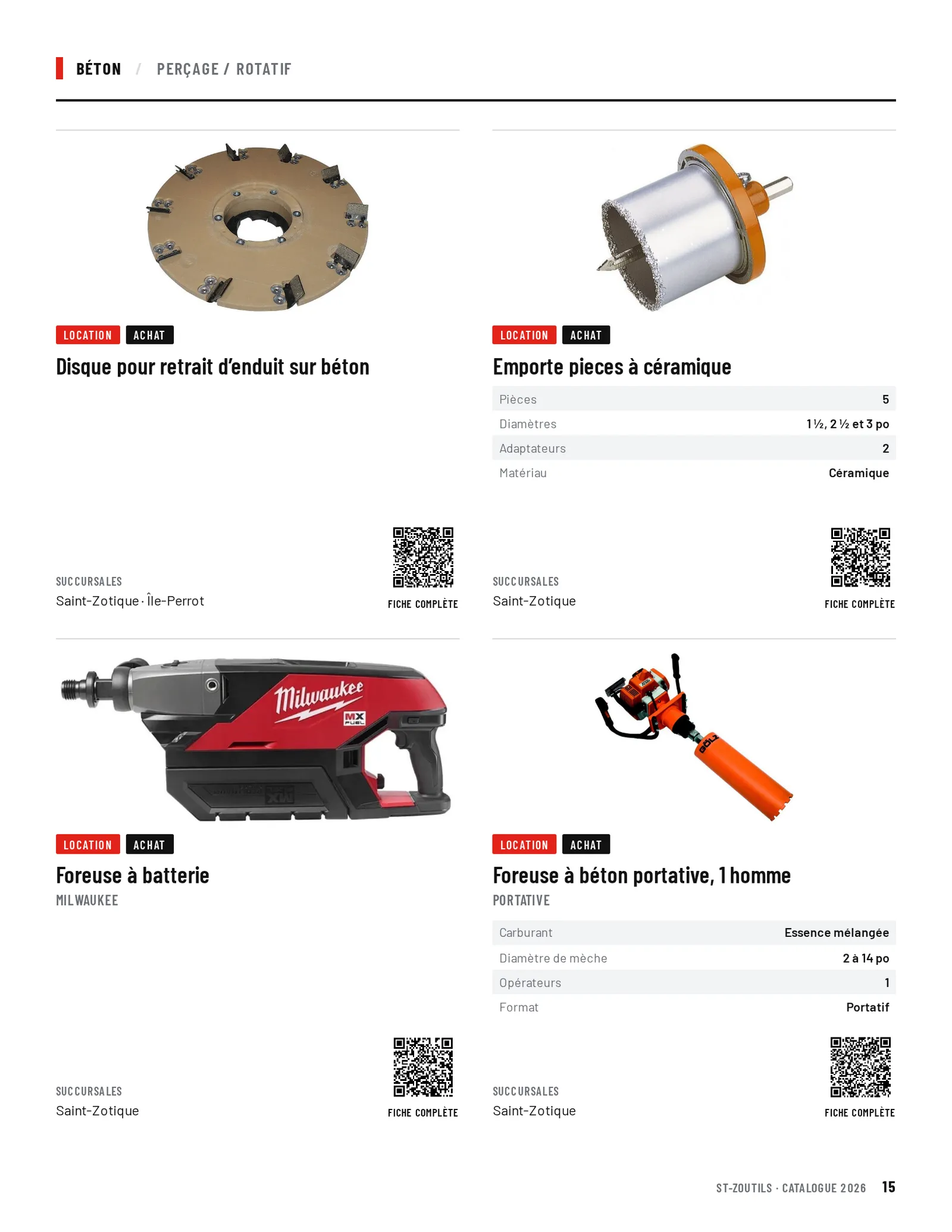 Béton : 4 outils