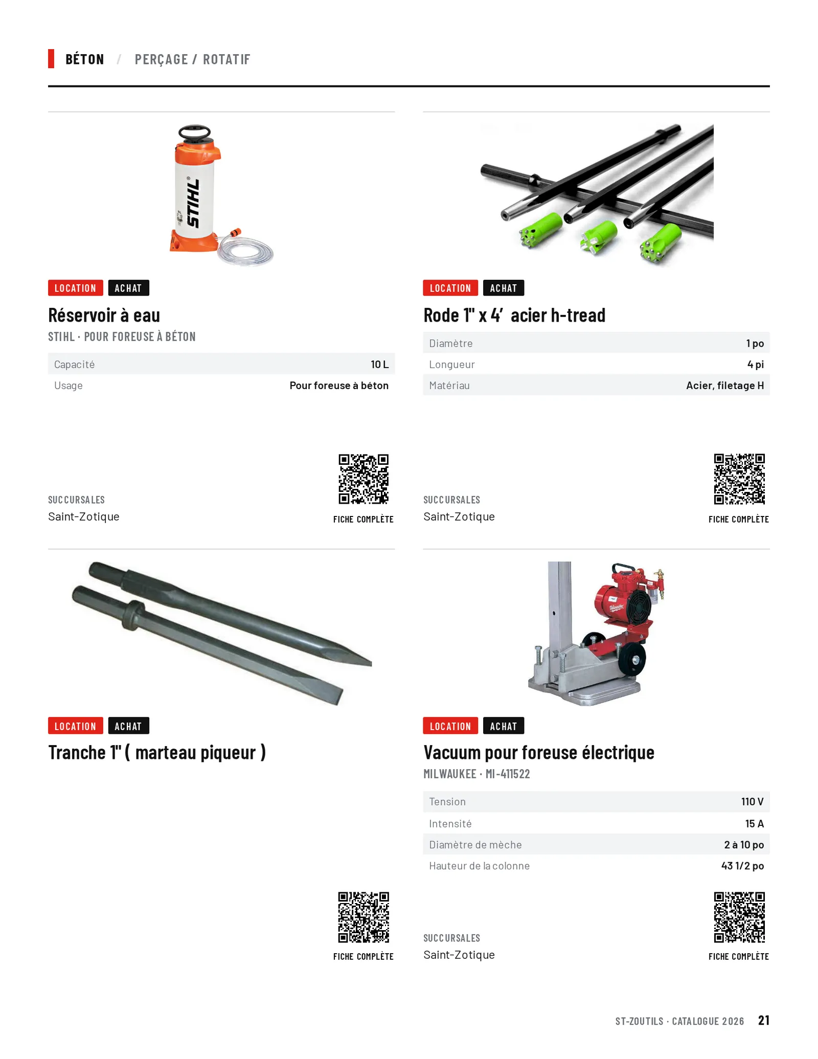 Béton : 4 outils