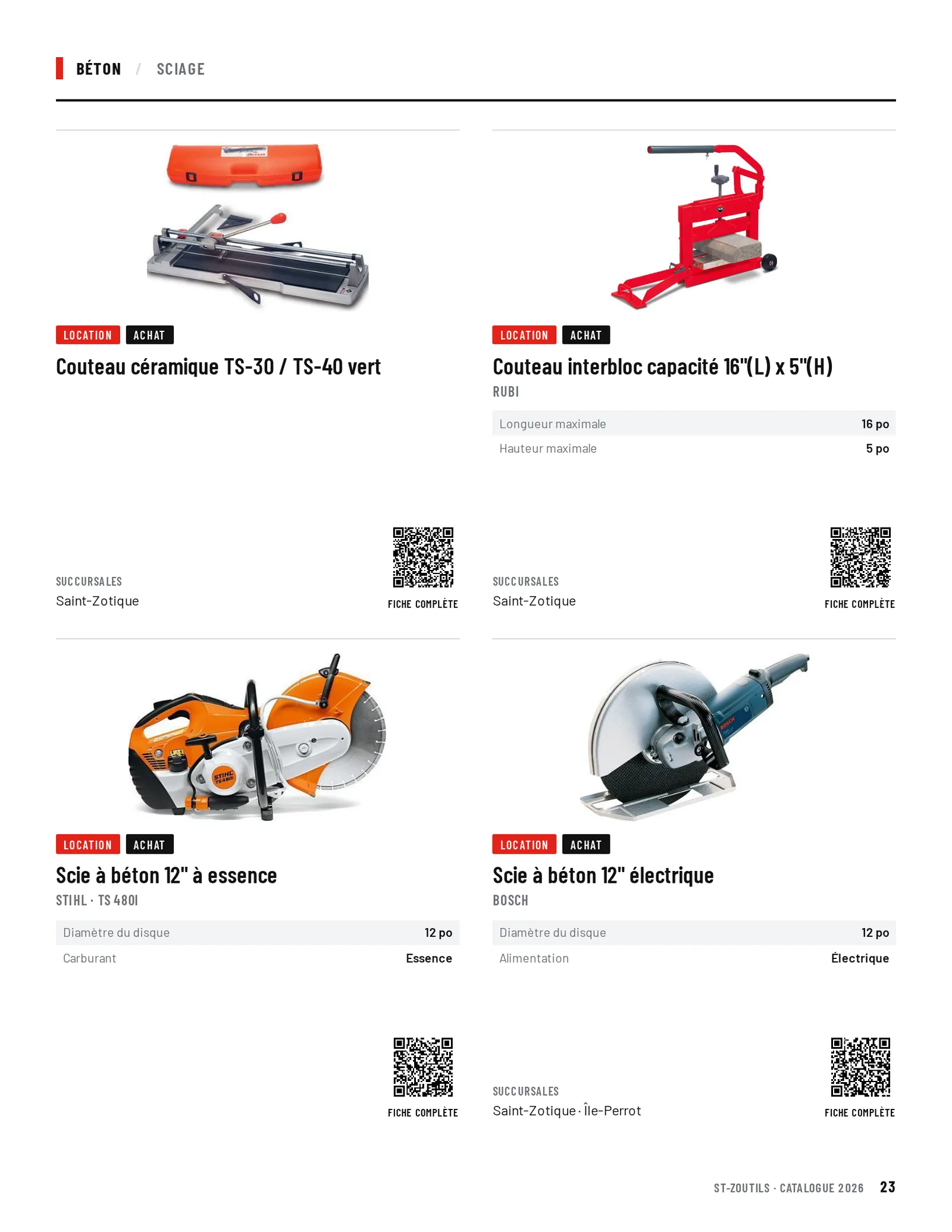 Béton : 4 outils