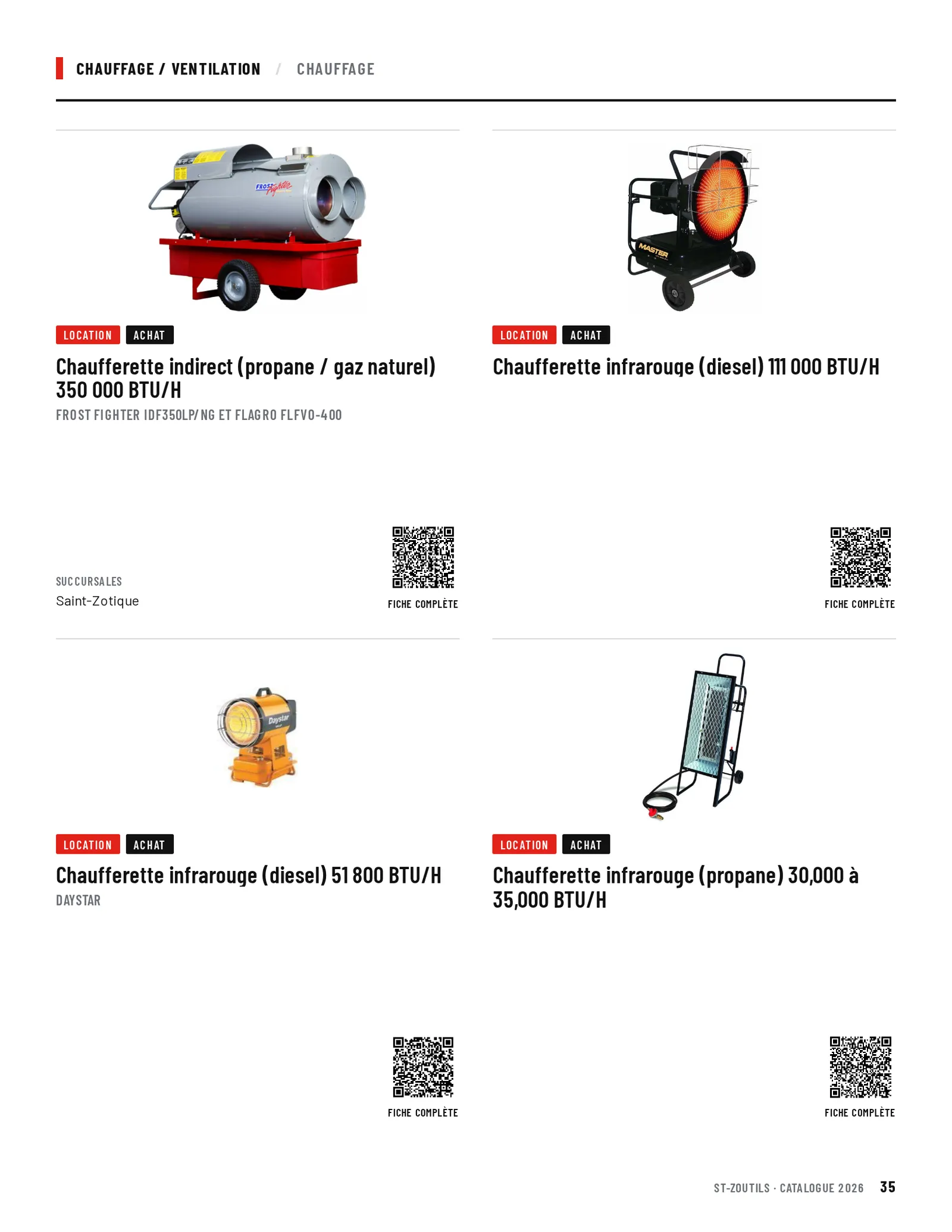 Chauffage / Ventilation : 4 outils