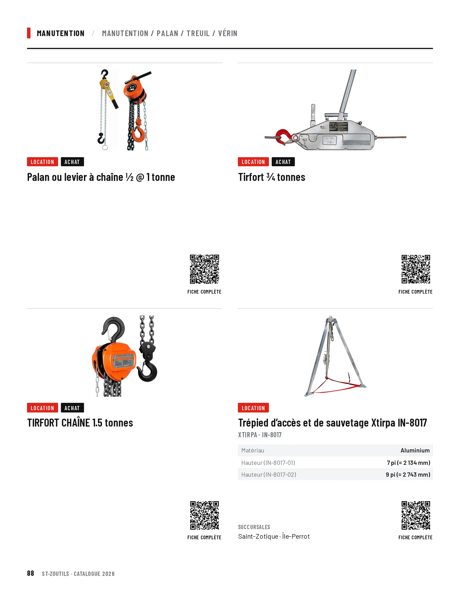Manutention : 4 outils