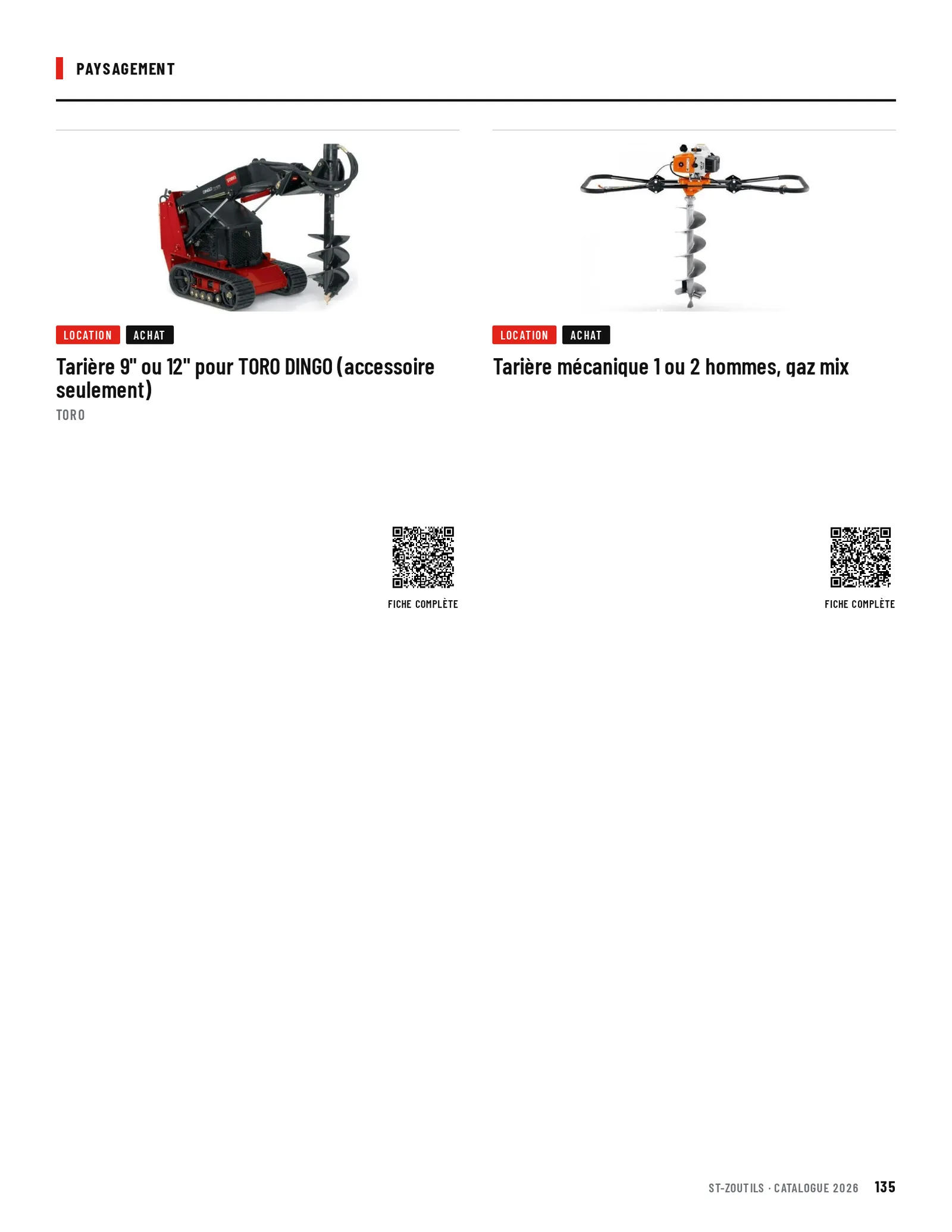 Paysagement : 2 outils