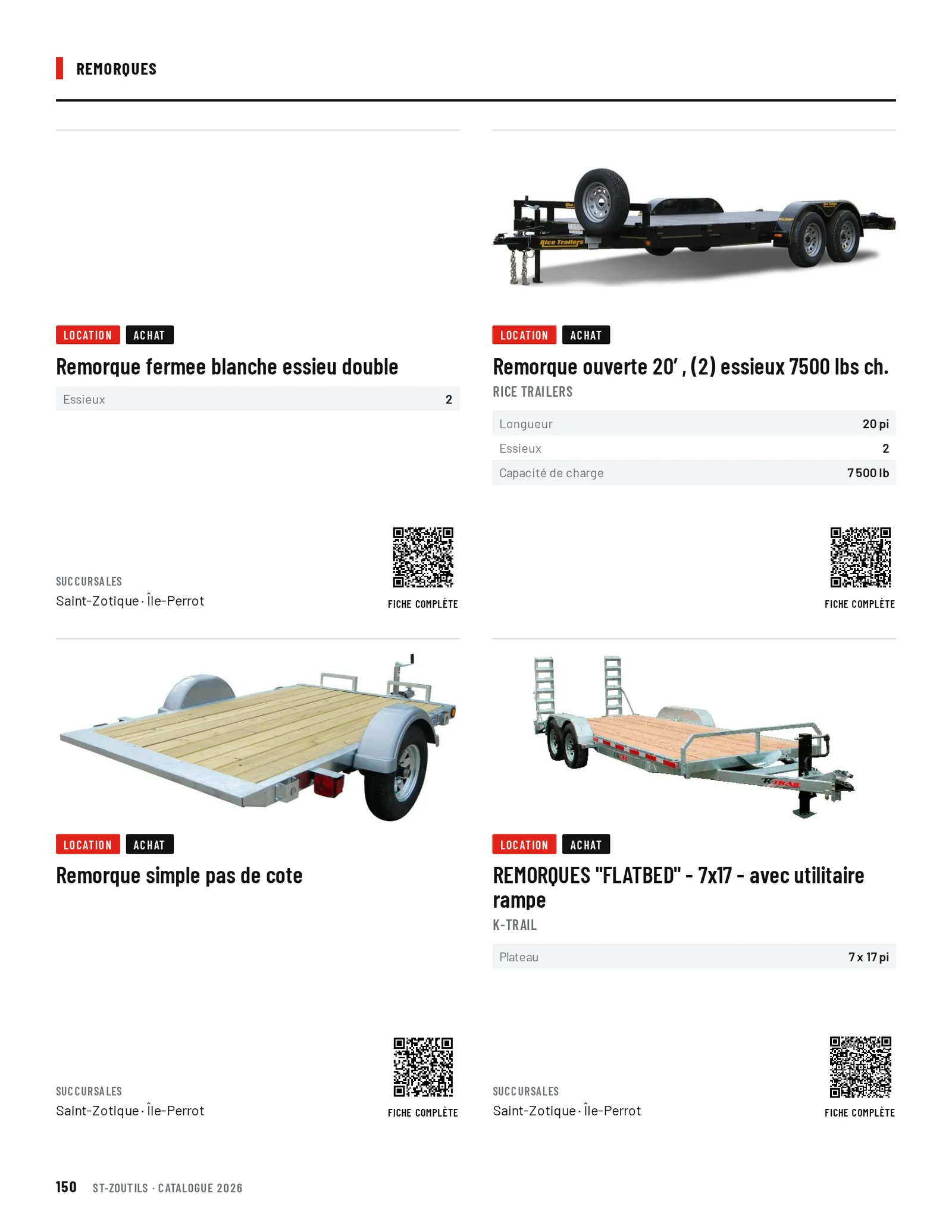 Remorques : 4 outils