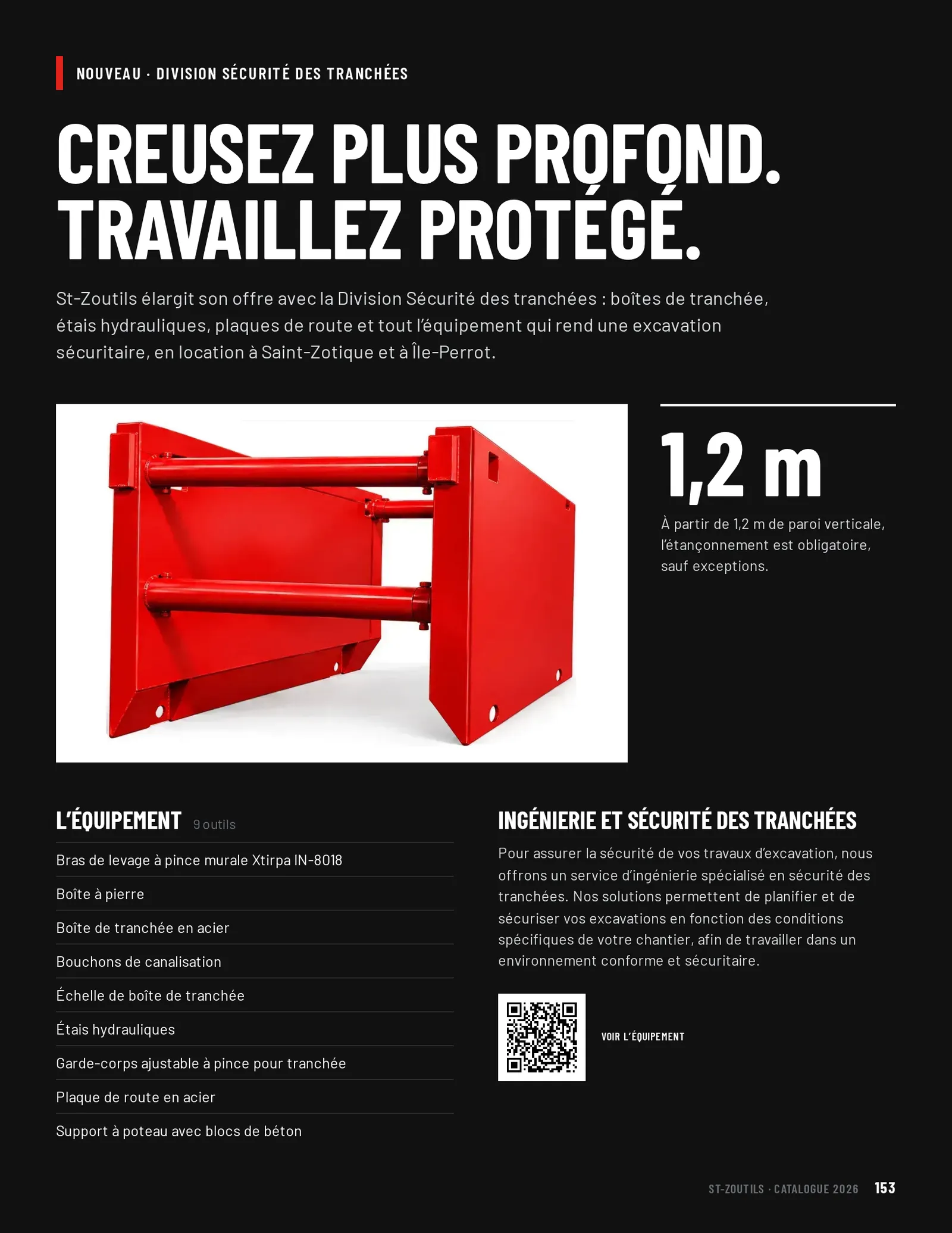 Division Sécurité des tranchées